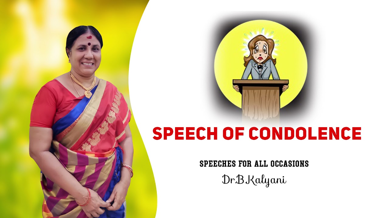 Speech of Condolence