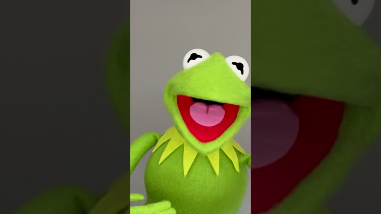 A new Kermit replica puppet we just completed! #puppets #kermit #muppets #kermitthefrog