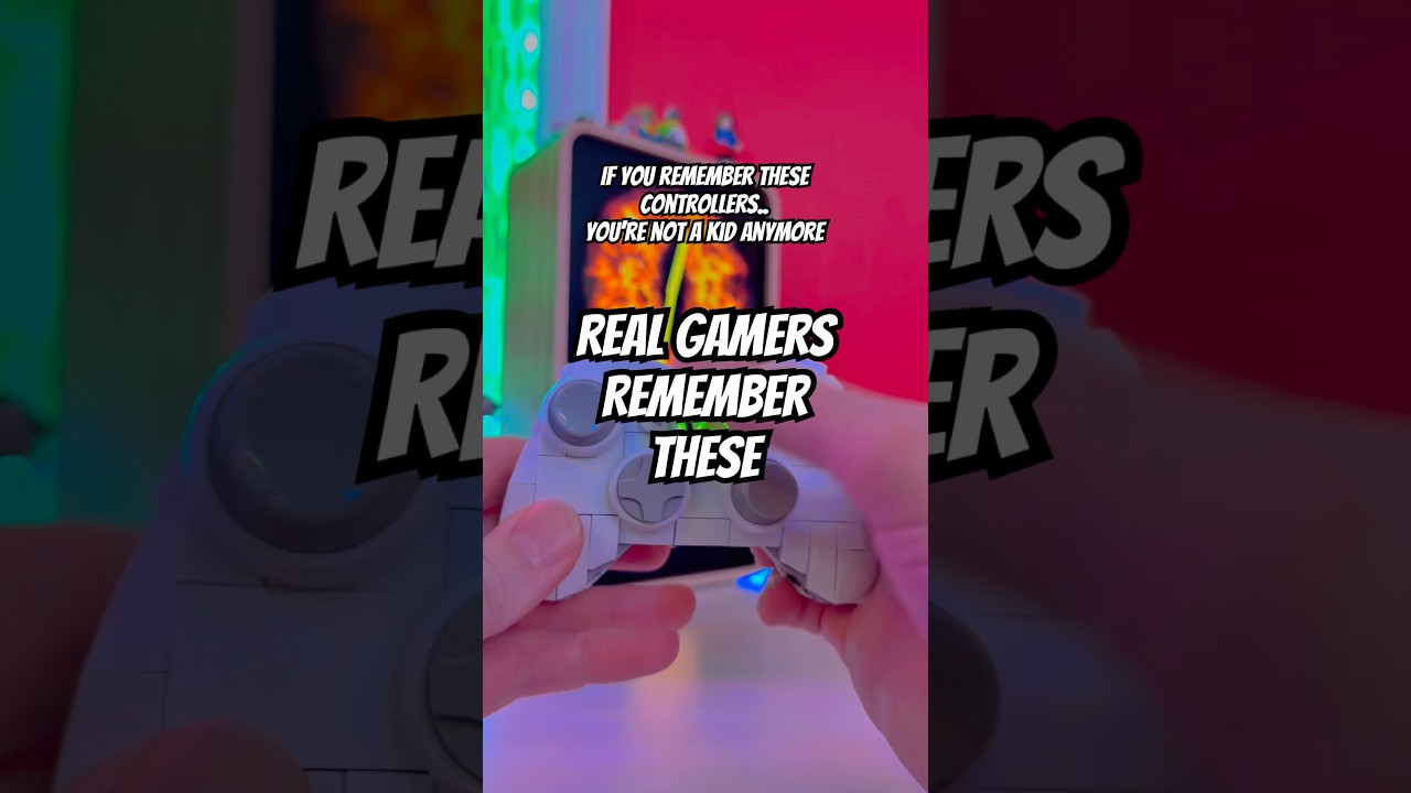 Be honest&hellip; which one did you rage quit on?  Video game controllers made of LEGO bricks.