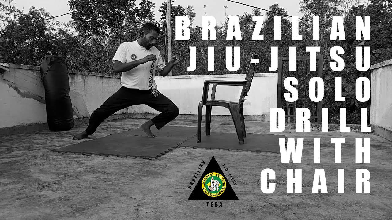 Brazilian Jiu-Jitsu Training - Solo drill with chair