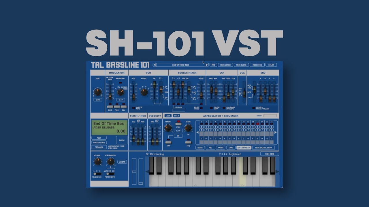 Плагин для синтезатора Roland SH-101?