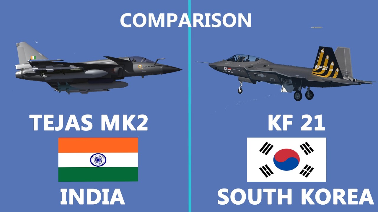 Сравнение индийского Tejas Mark 2 и южнокорейского KF 21.