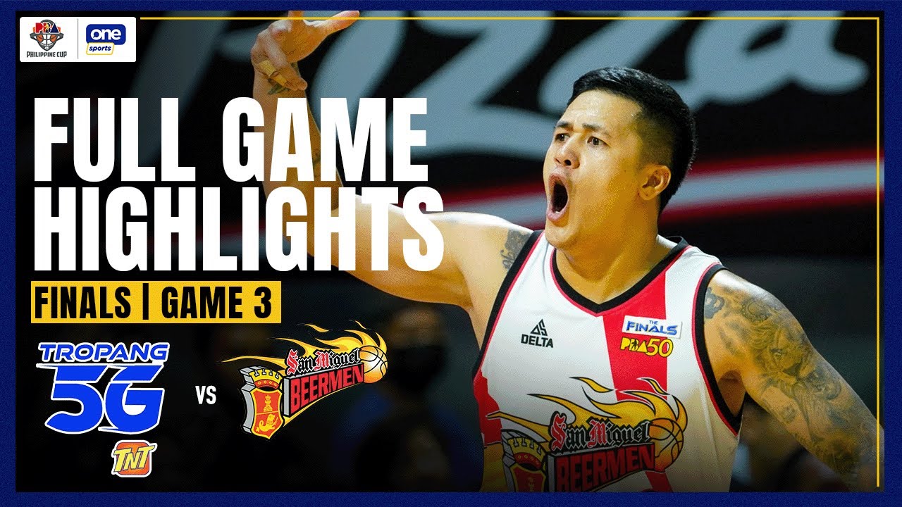 SAN MIGUEL vs. TNT | FULL GAME HIGHLIGHTS | FINALS GAME 3 | PBA SEASON 49 PHILIPPINE CUP