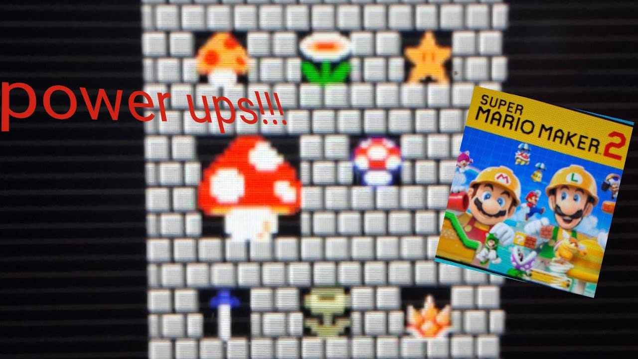 I'm making a mario maker 2 level.