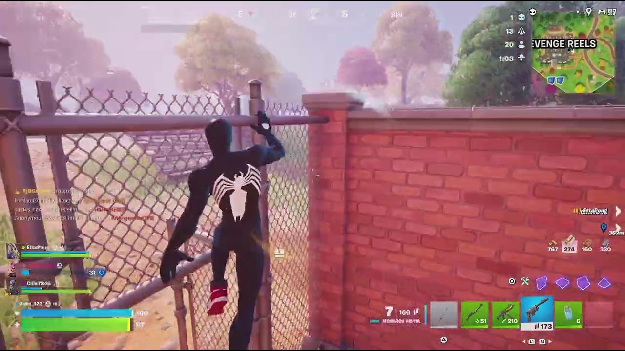 me playing fortnite if i loose i will stop the vid