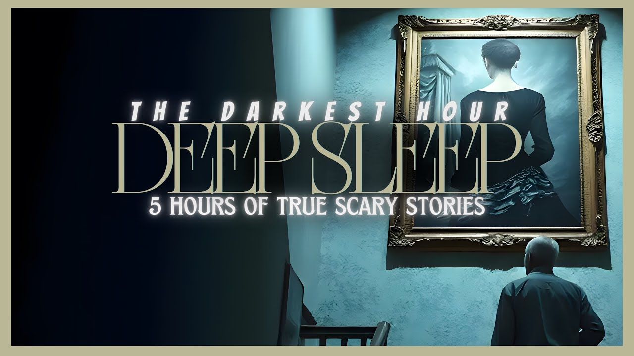 5 Hours of TRUE Scary PARANORMAL Stories + rain for sleep 😴 NO ADS, dark screen 