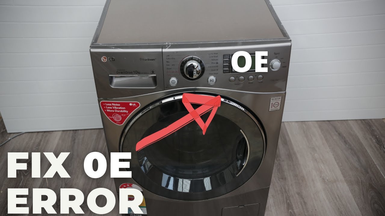 Ошибка OE: стиральная машина LG не сливает воду. Решение: легко исправить