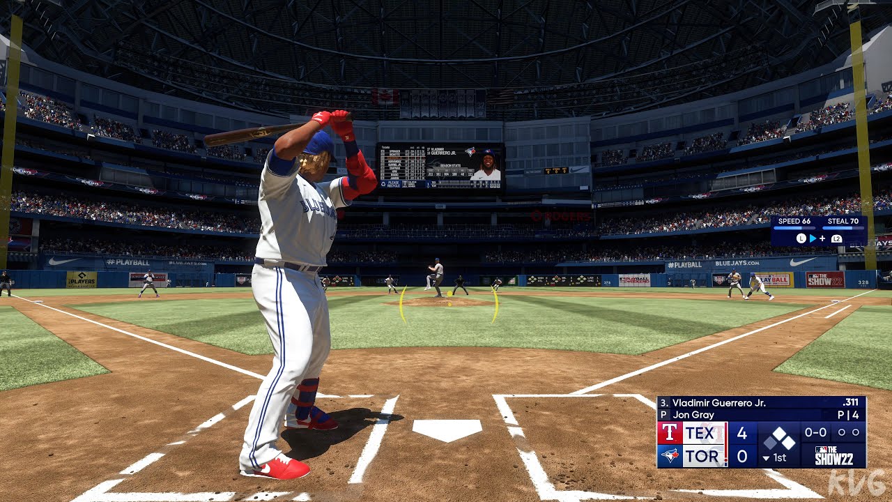 MLB The Show 22 - Texas Rangers vs Toronto Blue Jays - Gameplay (PS5 UHD) [4K60FPS]