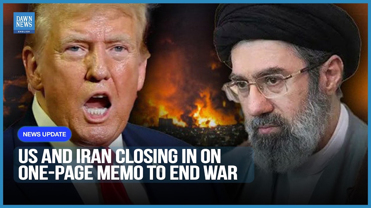 US and Iran Closing in on One-Page Memo to End War, Axios Reports | Dawn News English