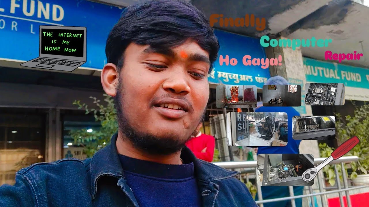 ⚡ Computer Problem Solved! 😍 Aaj Repair Karvaya | computer repair Vlog | daily vlog
