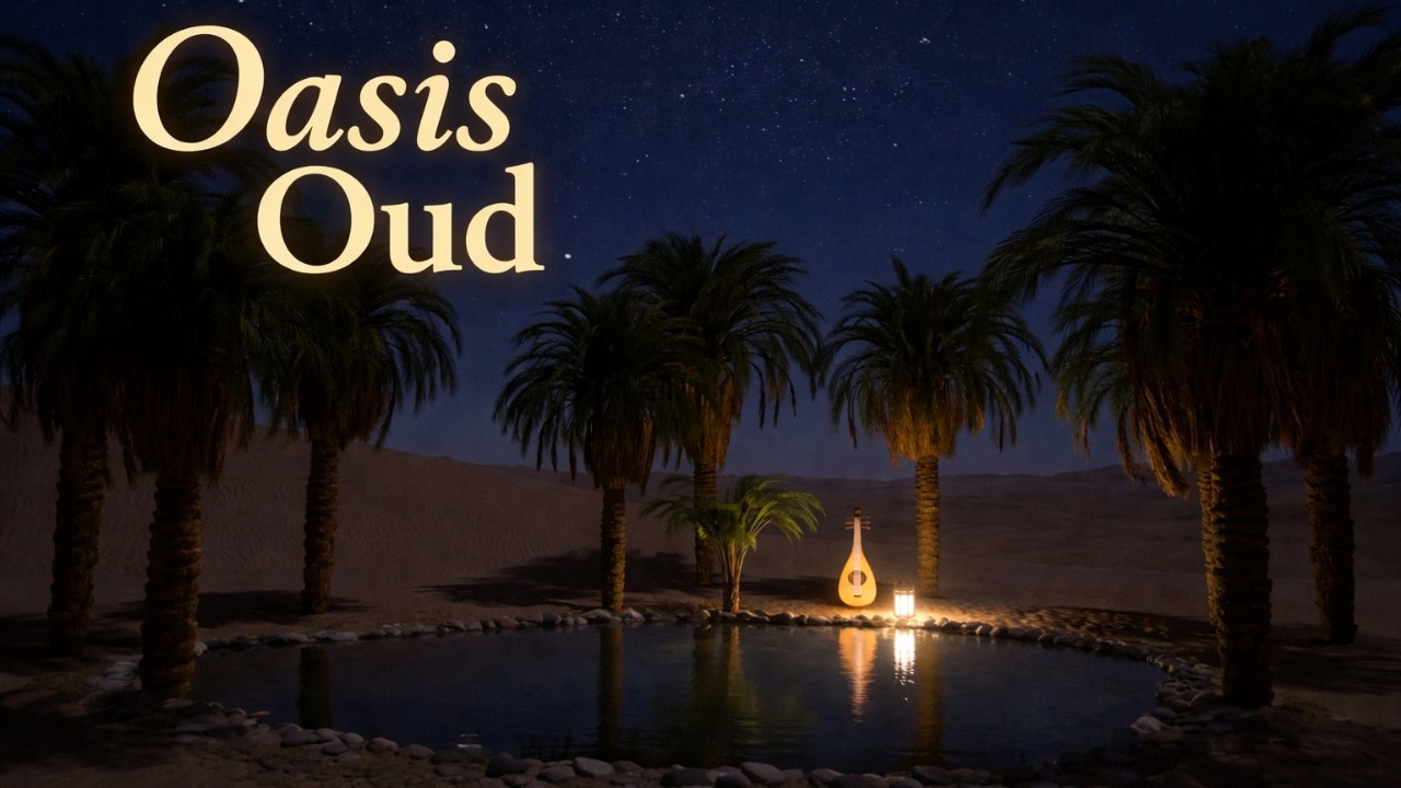Desert Oasis Night | Relaxing Oud Meditation Music AO6