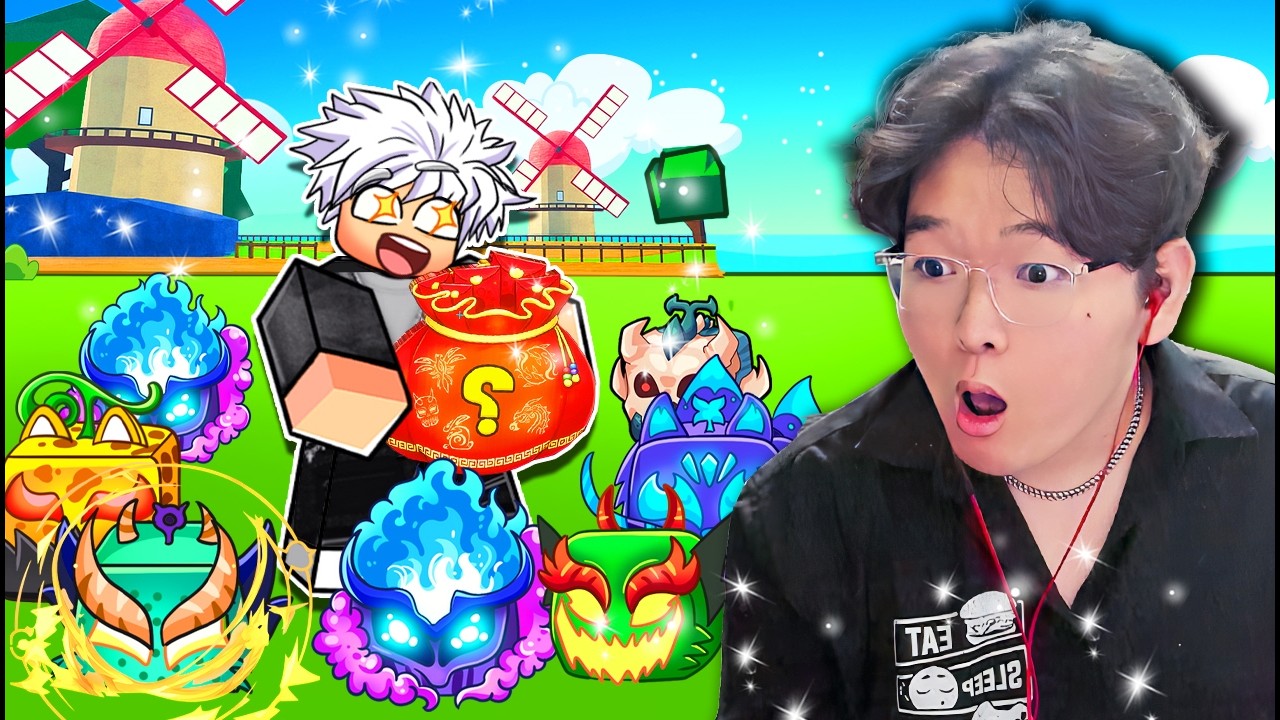 MÌNH MỞ TÚI MÙ TRÁI ÁC QUỶ VÀ ĐEM CHÚNG ĐI PVP TRONG BLOX FRUIT!!!