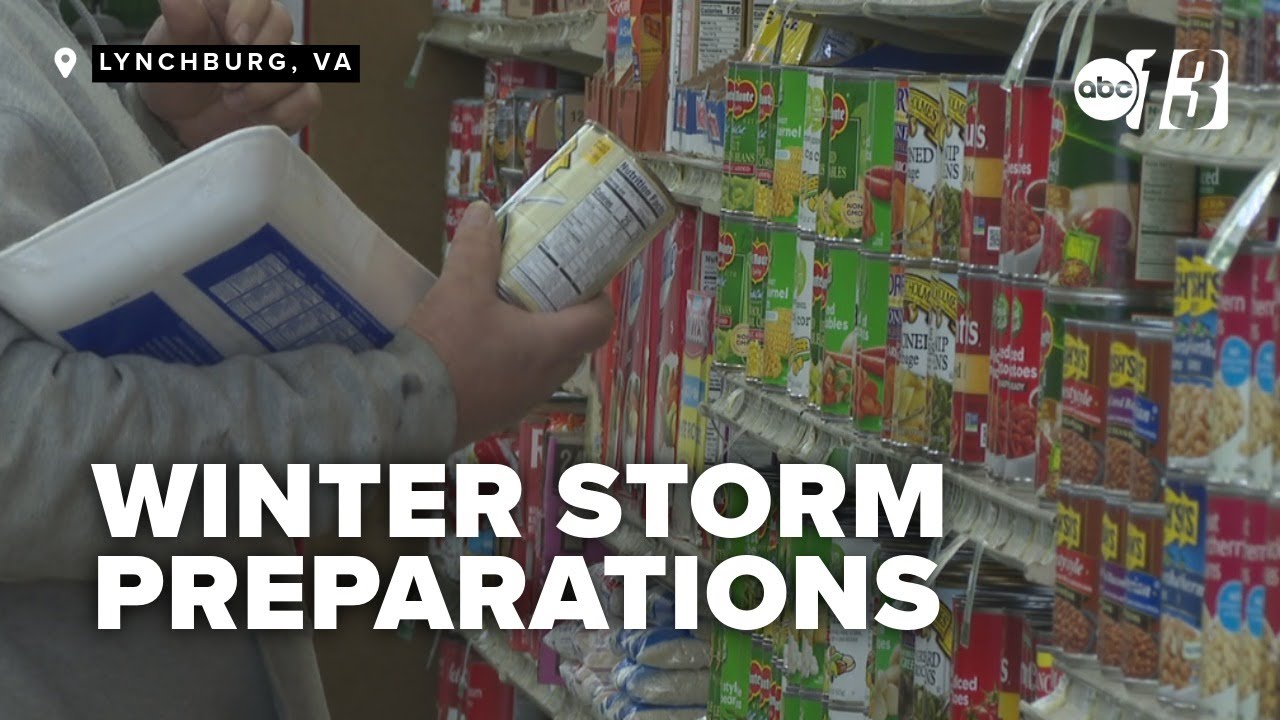Virginia residents prepare for winter storm