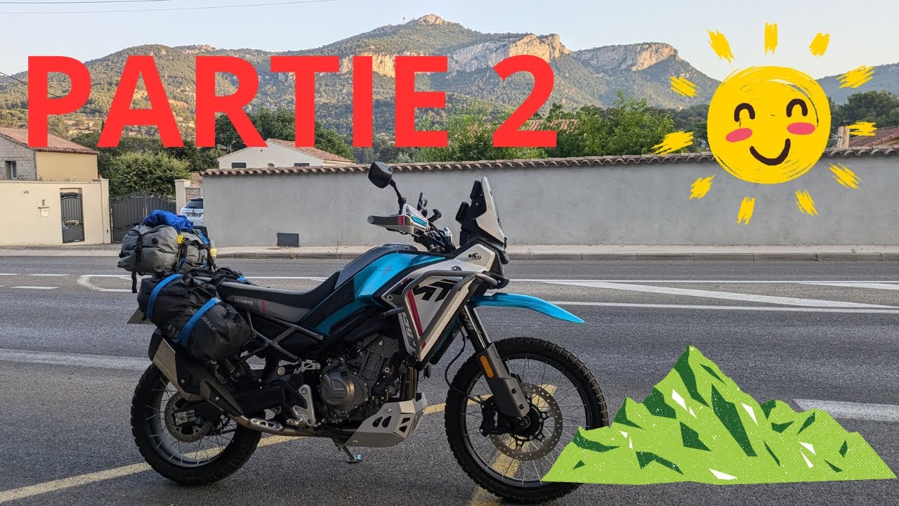 CFMOTO 450 MT / HONDA 600 TRANSALP direction Italie par le Trans Euro Trail. Partie 1