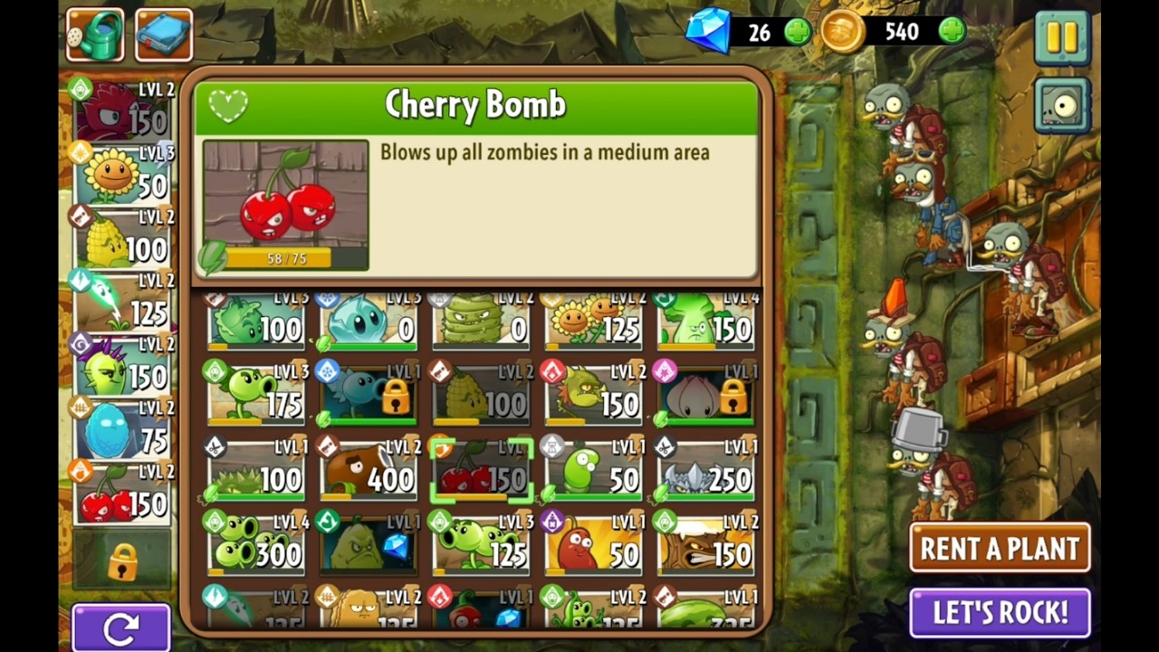 Plants vs. Zombies 2: Вторжение зомби! Растения используют молнии, чтобы остановить их ⚡🌿 | Затер...
