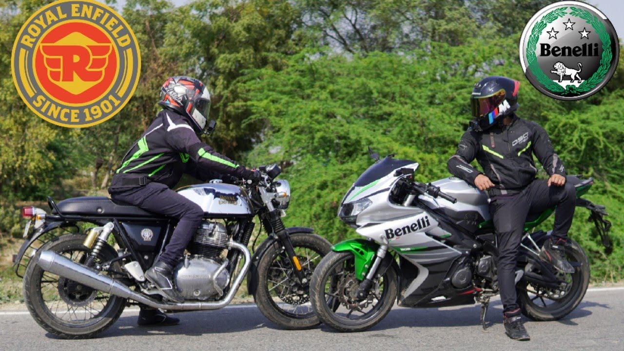 BENELLI 302R vs ROYAL ENFIELD CONTINENTAL GT 650 || Indian शेर VS Italian शेर ||