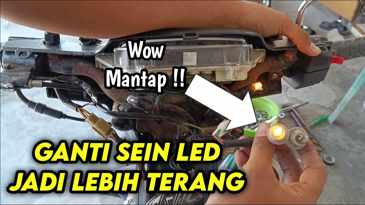 Upgrade Lampu Sein Astrea Grand ke LED! Terang, Irit, & Gampang Pasangnya