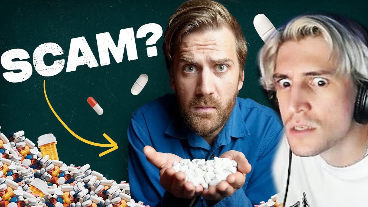 Supplements are a Lie | xQc Reacts to Johnny Harris