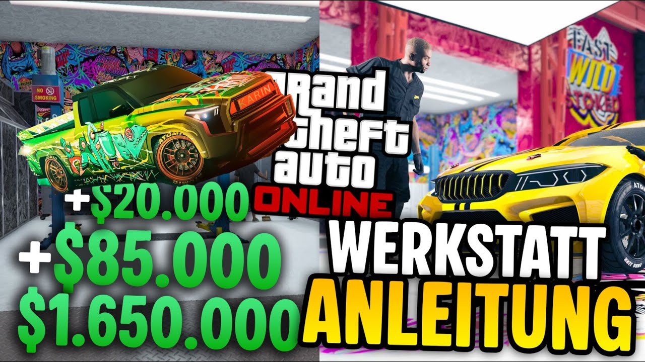 MILLIONEN verdienen mit der AUTOWERKSTATT in GTA ONLINE 2026 | Anleitung für Anfänger