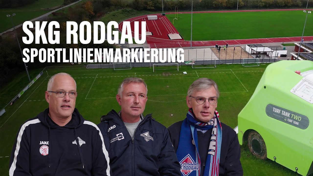 SKG Rodgau setzt auf Turf Tank: Perfekte Spielfeldlinien mit minimalem Aufwand!