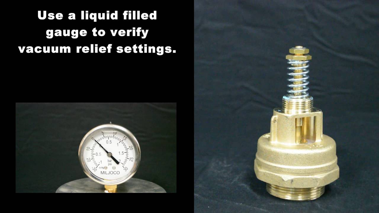 NVE - Vacuum Relief Setting