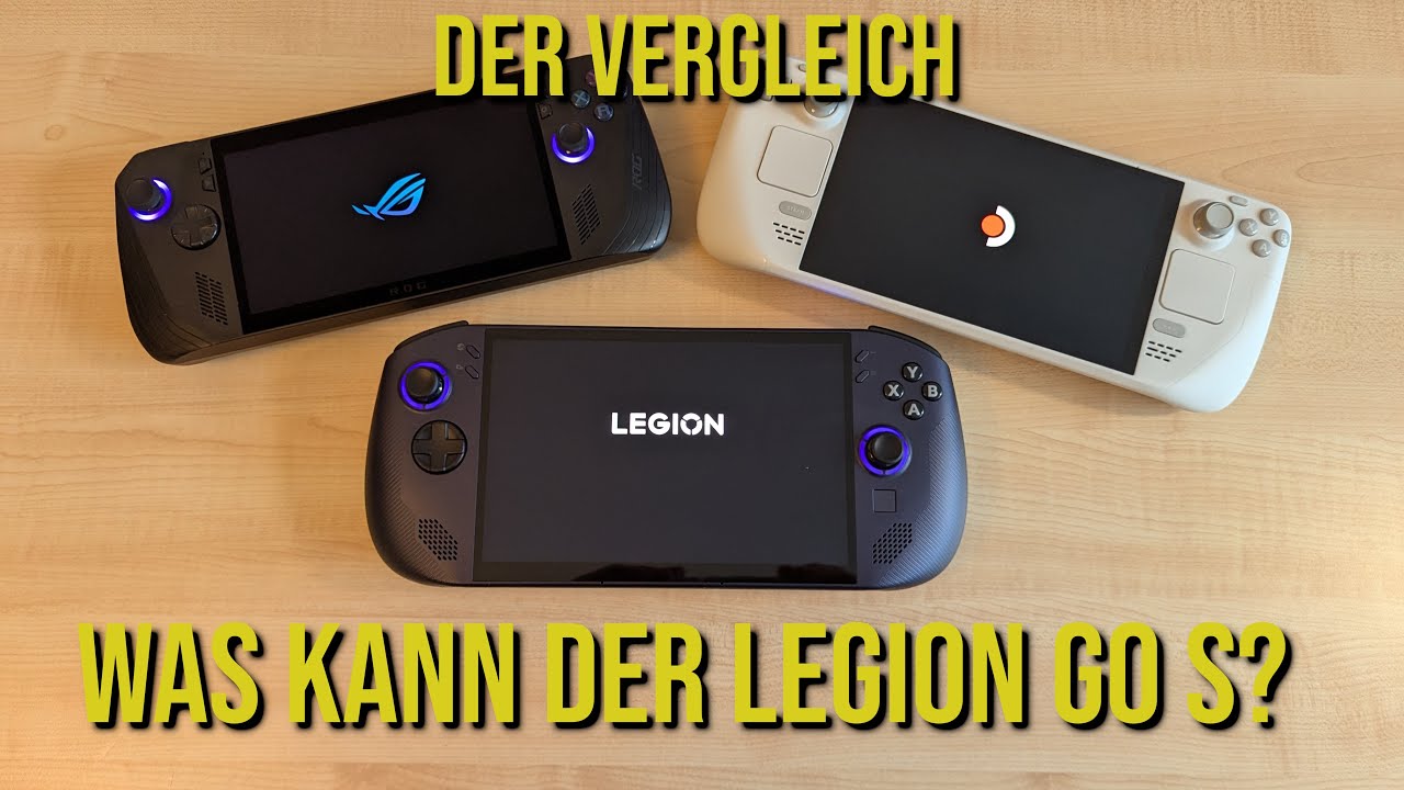 Legion Go S: Besser als Steam Deck OLED & ROG Ally X?
