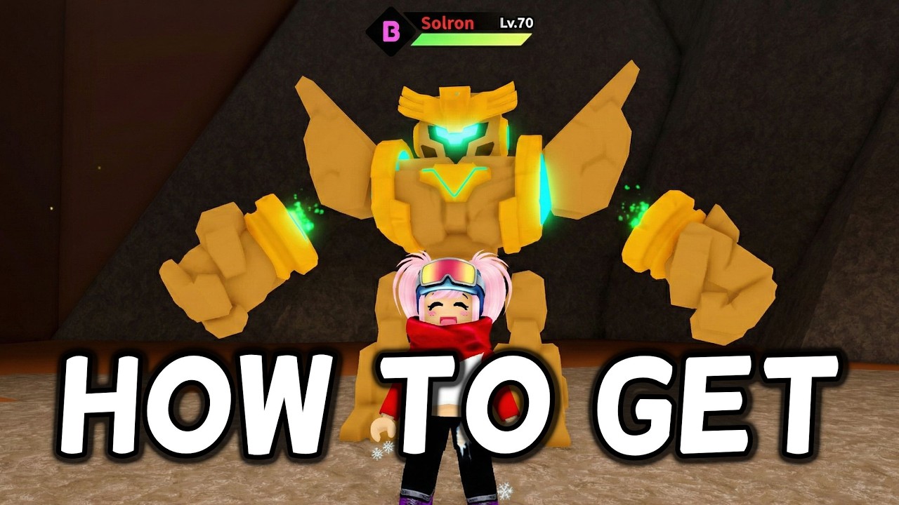 How to Get SOLRON in Catch a Monster Roblox | Frostfeather Shard Guide
