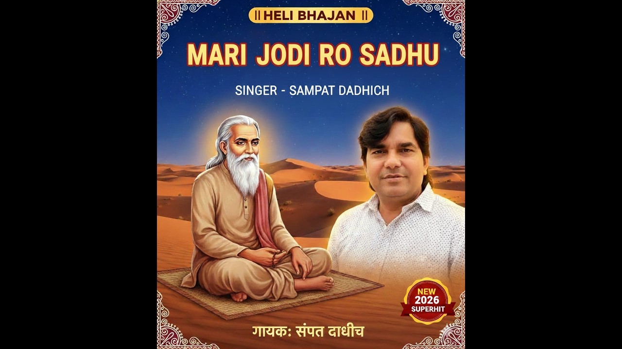 म्हारी जोड़ी रो साधु नहीं मिल्यो म्हारी हेली |SAMPAT DADHICH | हेली भजन | Mari Jodi Ro Sadhu |