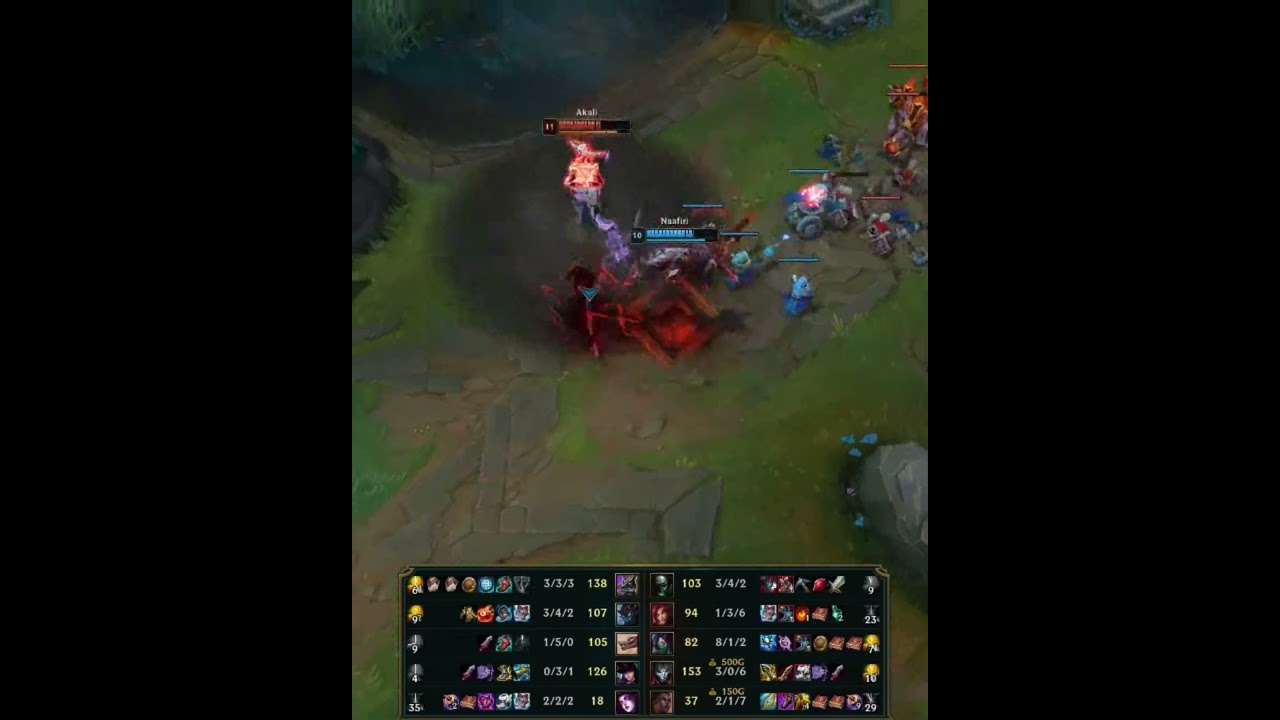 Unc lost a 1v1 to a 9-year-old...💀 #leagueoflegends #lol #akali #1v1 #naafiri #outplayed