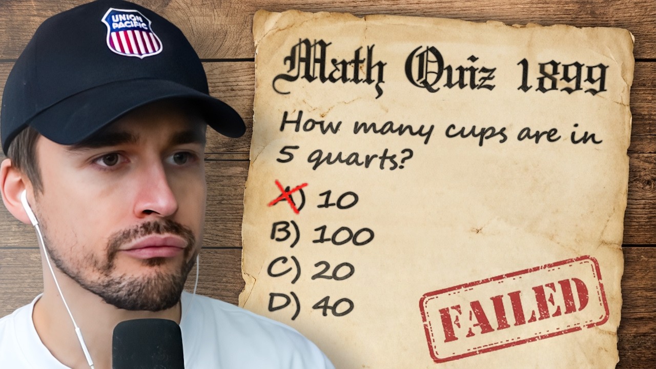 Am I Smarter Than an 8th Grader From 1899?