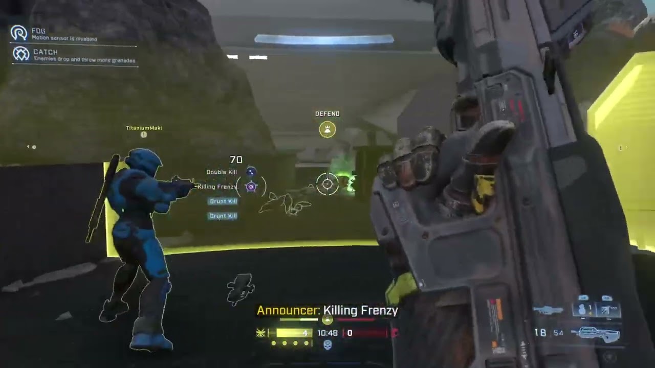 Halo infinite Firefight King of the hill normal: Chak Lok Boss fight gameplay