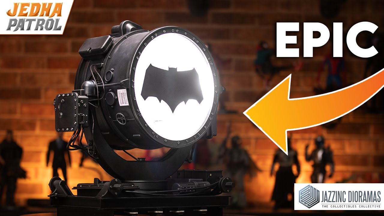 EPIC BAT-SIGNAL DIORAMA - JazzIncDioramas Batman v Superman Bat-Signal