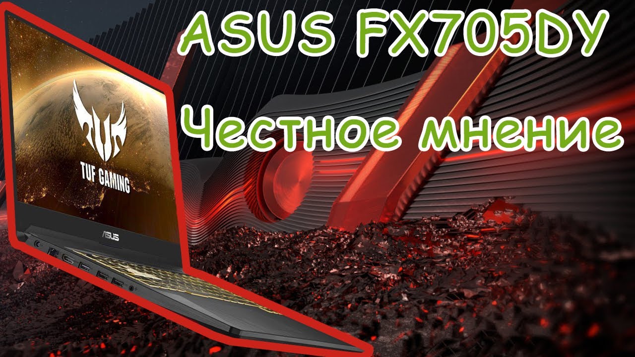 ASUS TUF Gaming FX705DY-AU017 (Честное мнение)