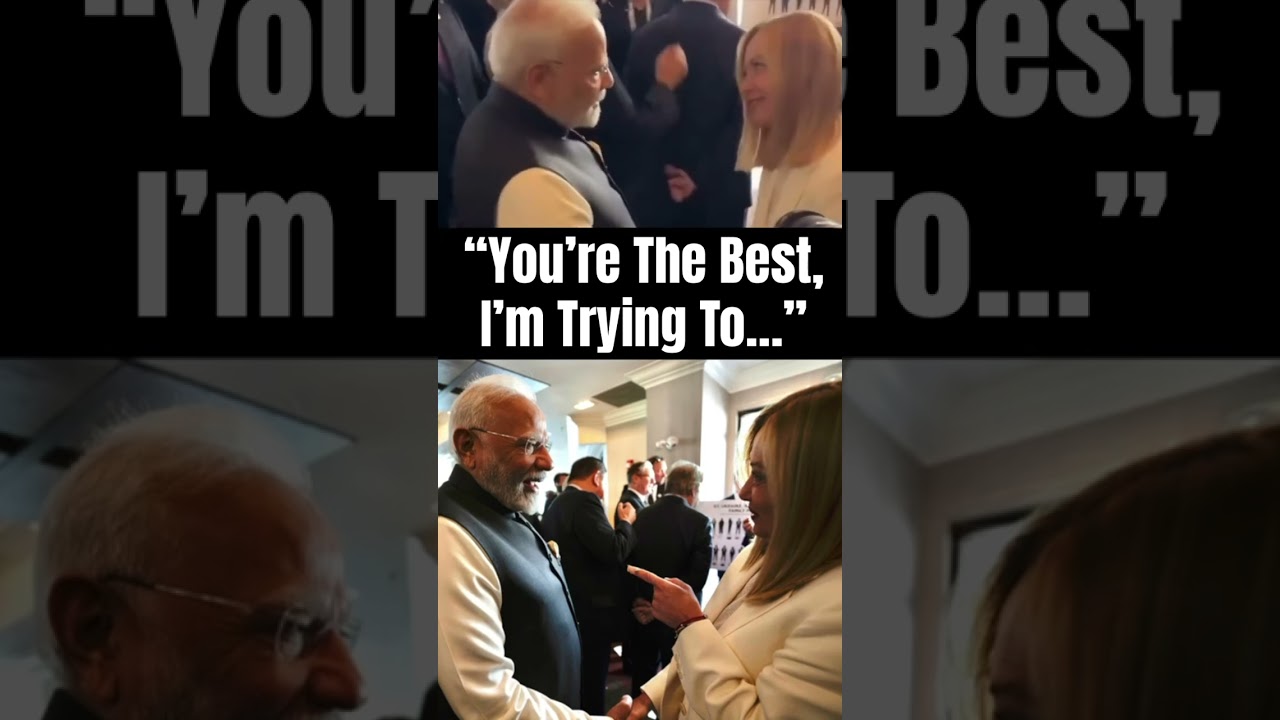 Modi & Meloni&rsquo;s Candid Moment At The G7 Summit #modi #italy #canada