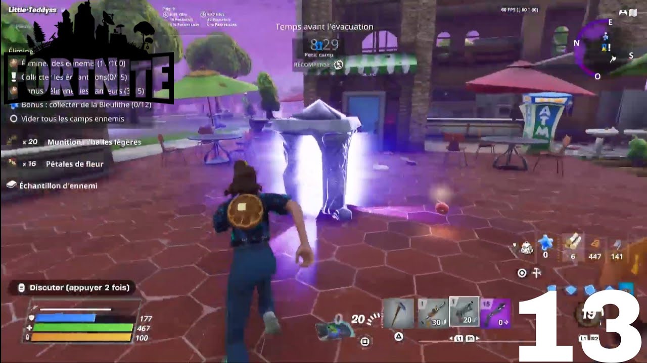 DESTRUCTION DE CAMP -FORTNITE SAUVER LE MONDE ÉPISODE 13 FR REDIFFUSION LIVE TWITCH 