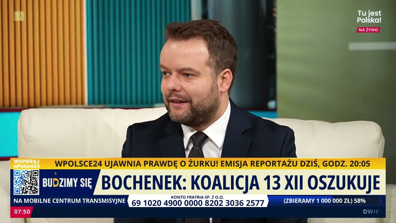 R. Bochenek: Koalicja 13 grudnia oszukuje. Budzimy się wPolsce24