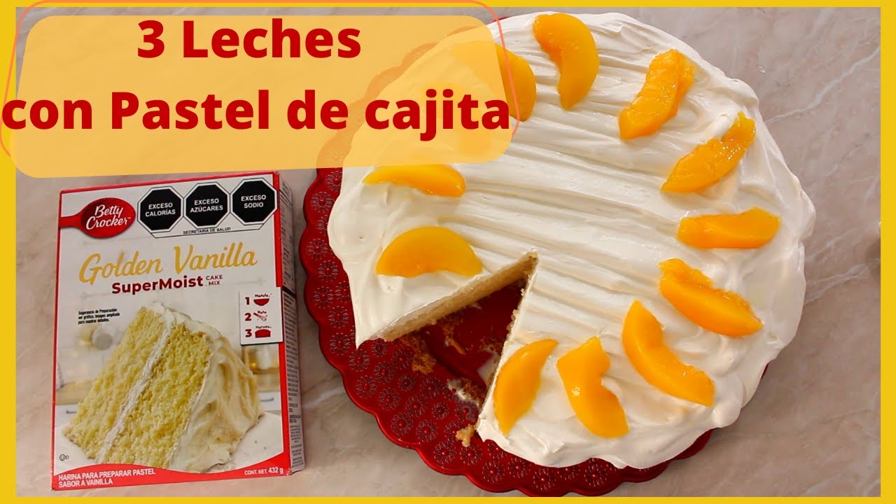 MODIFICANDO PASTEL DE CAJITA ESTILO 3 LECHES--- PASTEL FÁCIL Y DELICIOSO--