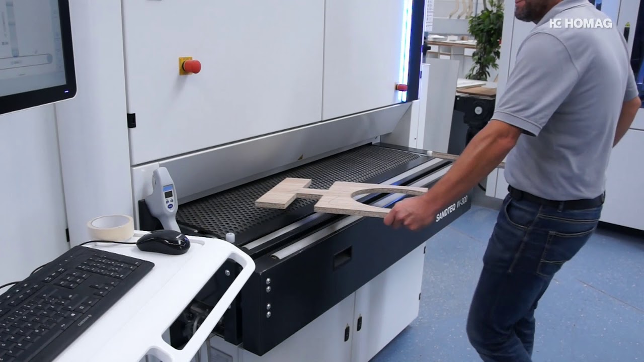 HOMAG Surface SANDTEQ W-300 Wide Belt Sander Overview