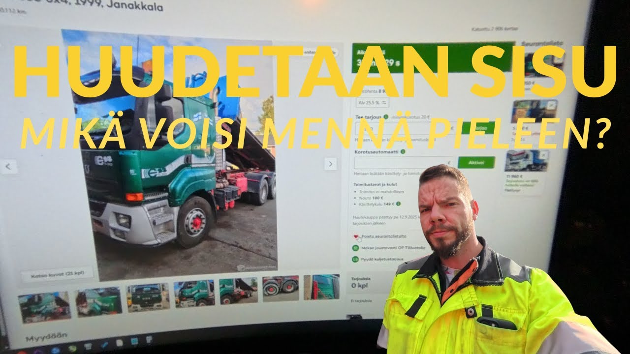 HANKITAAN KUORMA-AUTO HUUTOKAUPASTA!