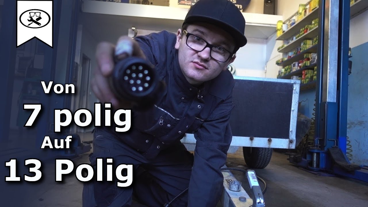 Anhängerstecker wechseln Von 7 Auf 13 polig  |  Change trailer plug  | VitjaWolf | Tutorial | HD |