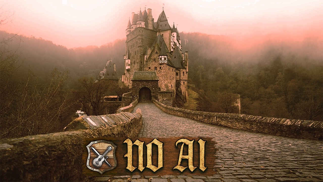 Rainfall on the Wizard's Tower | Medieval Fantasy Ambience for Focus & Calm | 10 Hours | NO AI
