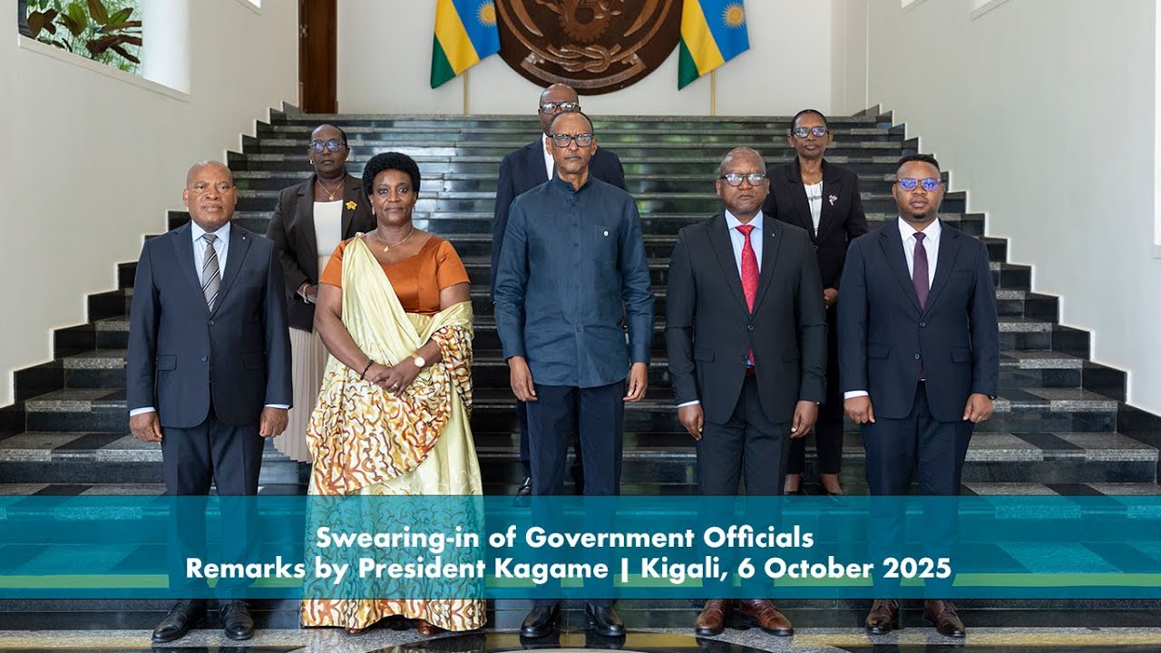 Swearing-in of Government Officials | Remarks by President Kagame | Kigali, 6 October 2025