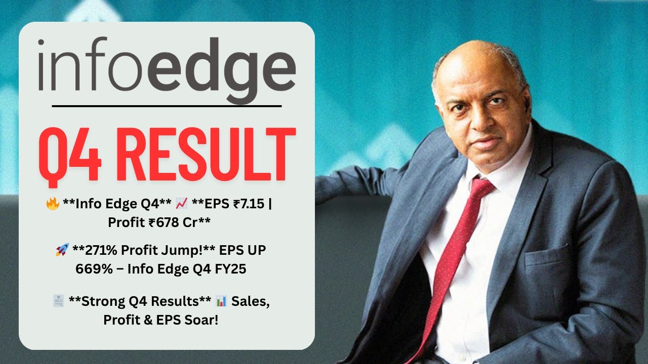 Info Edge Q4 Results 2025 🔥 Net Profit Jumps 271% | EPS Up 669% | Stock Analysis