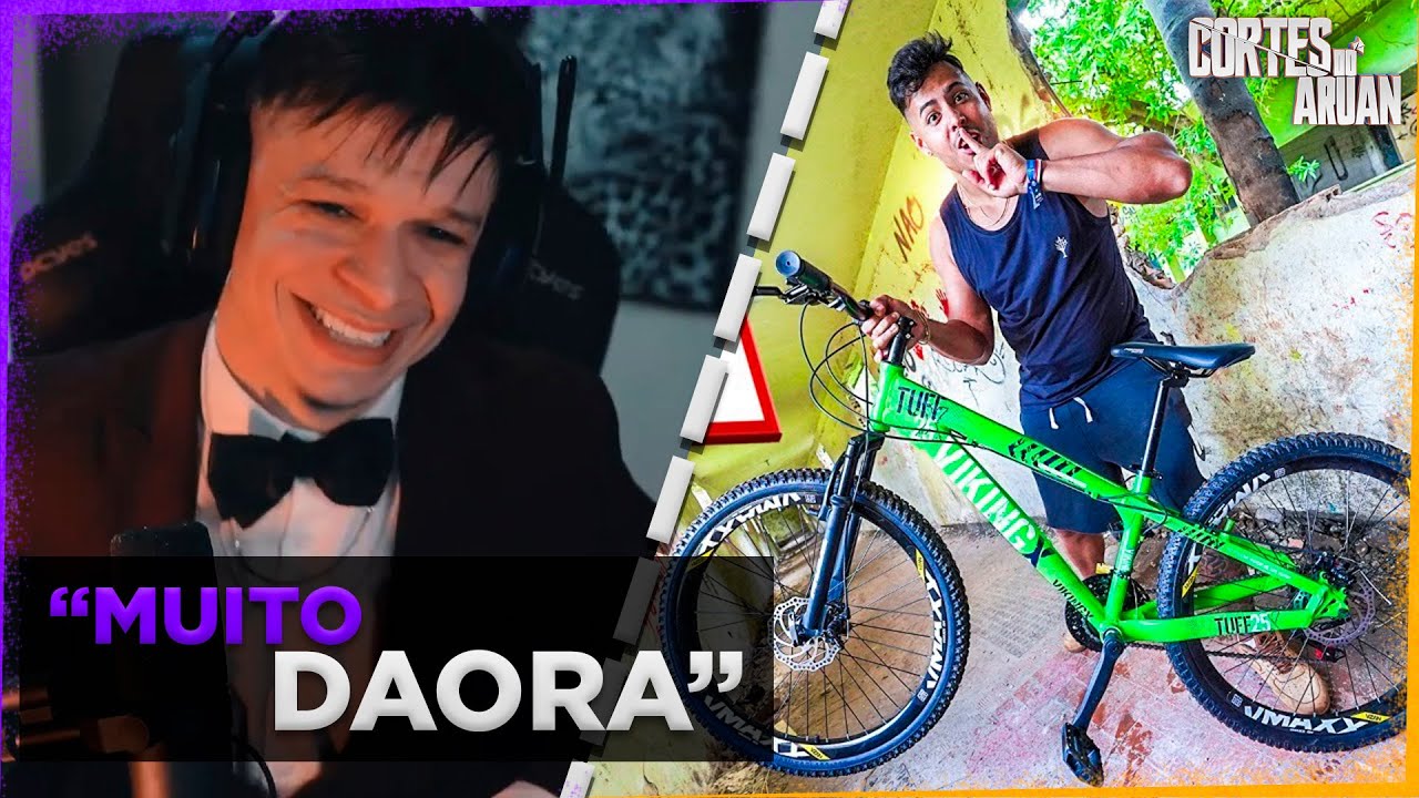 ARUAN REAGE A ESCONDE ESCONDE NO HOSPITAL ABANDONADO VALENDO UMA BIKE DE DOWNHILL (RENATO GARCIA)