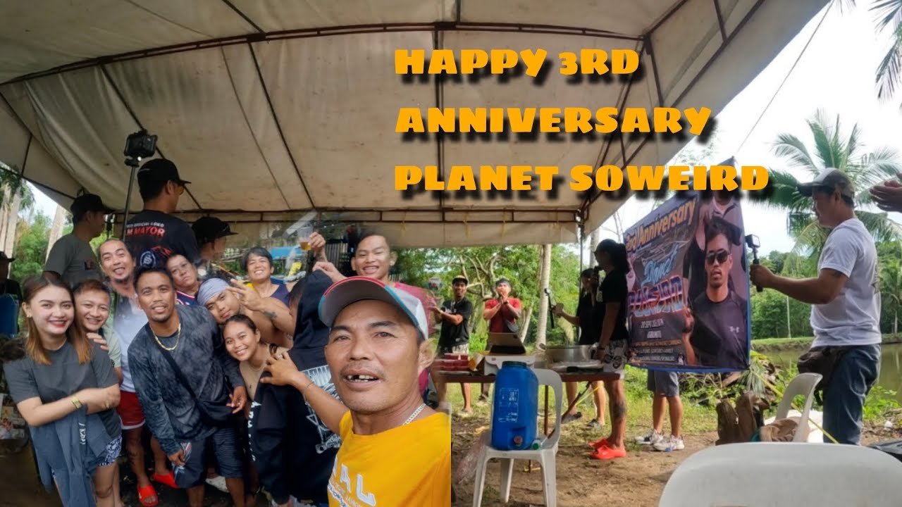 HAPPY 3RD ANNIVERSARY PLANET SOWEIRD#japersniperofficial #louietv #teamkapanalig 
