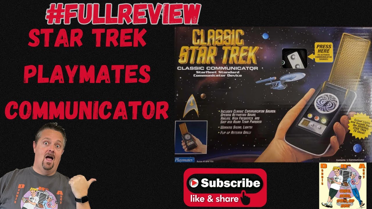 Playmates Star Trek Original Series Communicator #fullreview #unboxing