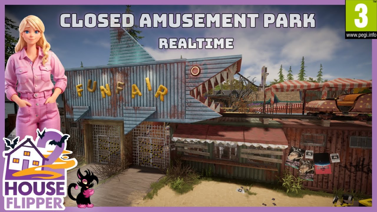 House Flipper 2 | Closed Amusement Park  - Realtime - Scooby-Doo DLC