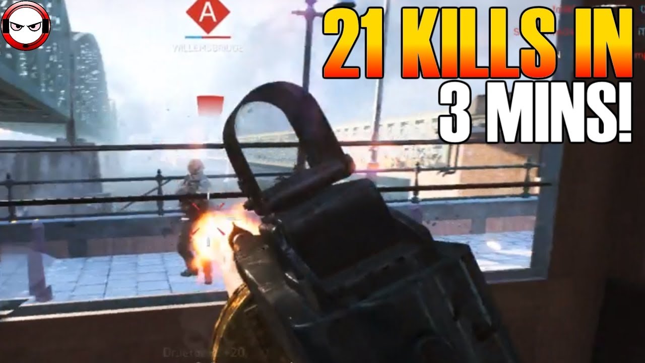 21 Kills in 3 minutes with the Medic and his Thompson! (Battlefield 5 gameplay)