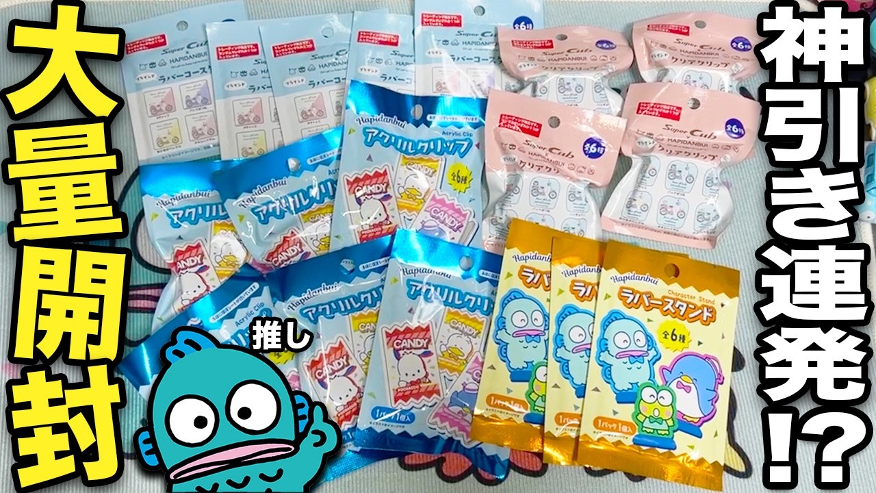 【神回】確率は1/6…はぴだんぶい商品を開封した結果がヤバすぎた…!!【サンリオ、ハンギョドン推し】