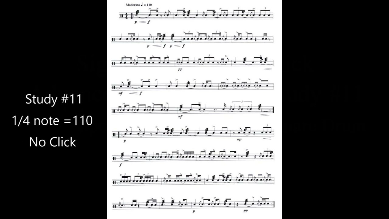 Contemporary Studies-Study #11 - Sight-Reading with Rick - Advanced Intermediate Level